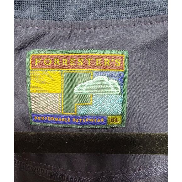 Foresters Outerwear Mens Size XL Windbreaker Golf Pullover Navy Blue Vest - Picture 2 of 7